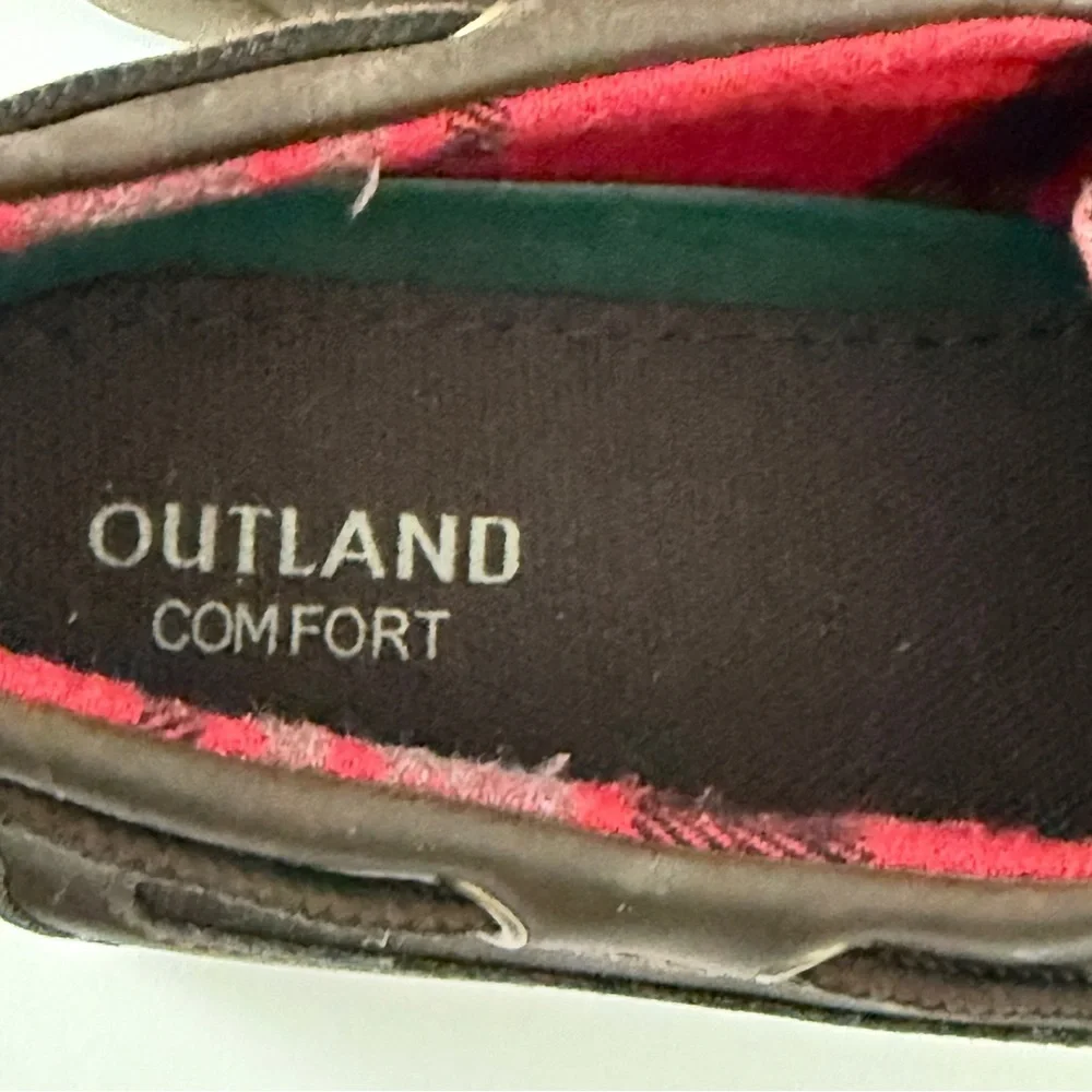 Outland Boys Brown Loafers Size 5.5M